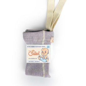 Silly Silas Footless maillot met bretels creamy lavender