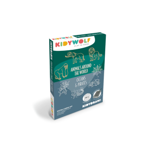 Kidywolf Refill KIDYDRAW-Mini Animals Around The World & Oceans And Pirates