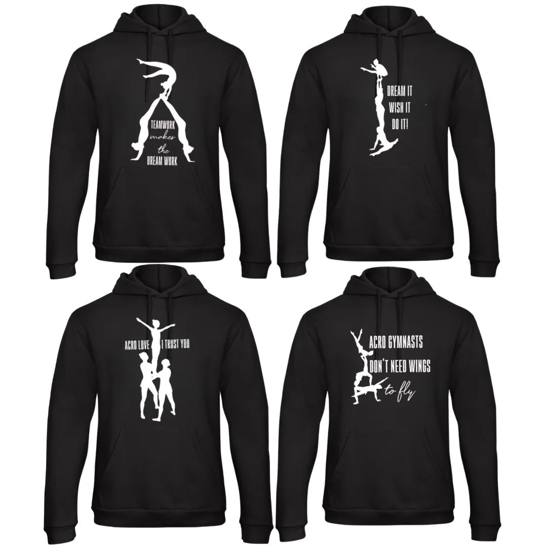 Trui / Hoodie Zwart Acro