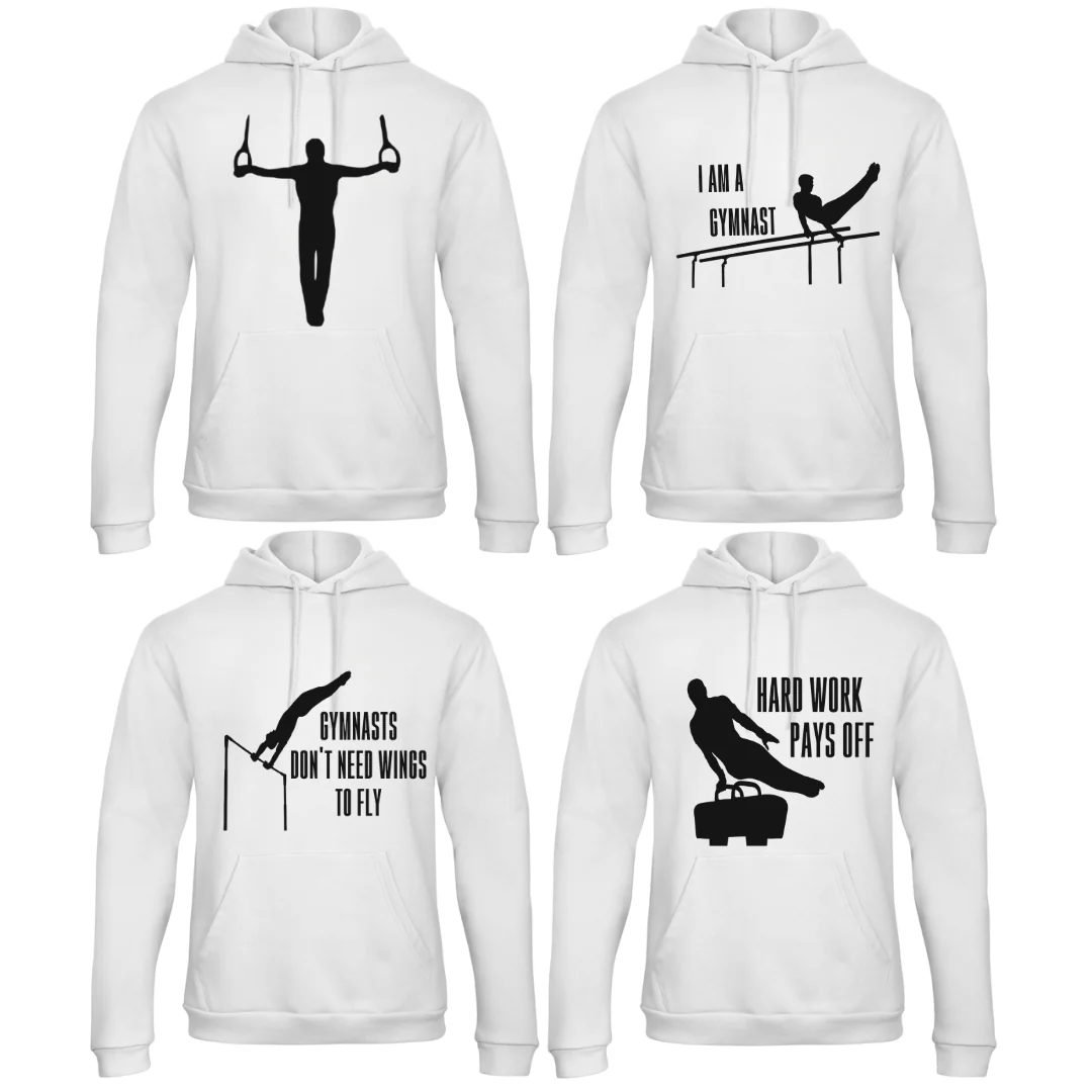 Trui / Hoodie Wit Turnen Heren