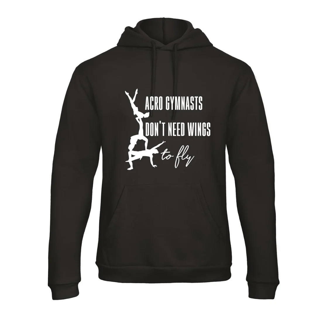 Trui / Hoodie Zwart Acro - Afbeelding 3